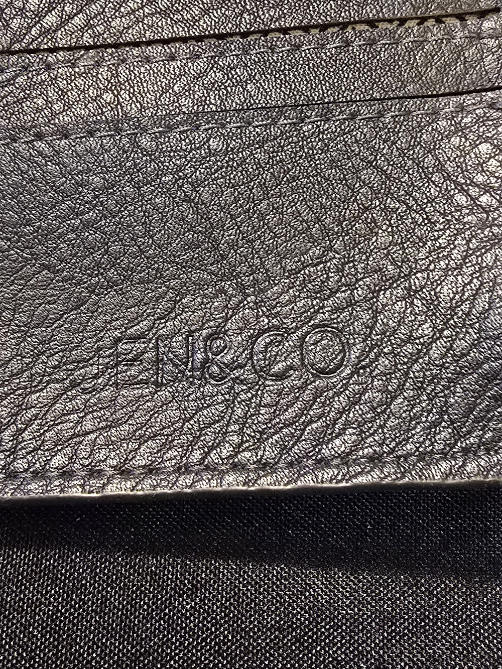 EN & CO Black Leather Wallet - Sleek Women's Wallet